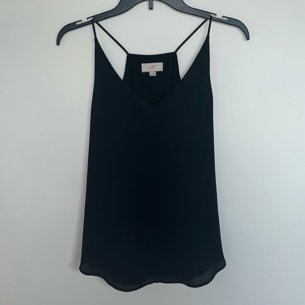 Black LOFT camisole top